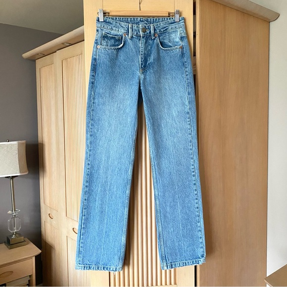 Raey push straight leg jeans light blue - Picture 6 of 14
